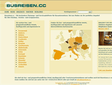 Tablet Screenshot of busreisen.cc